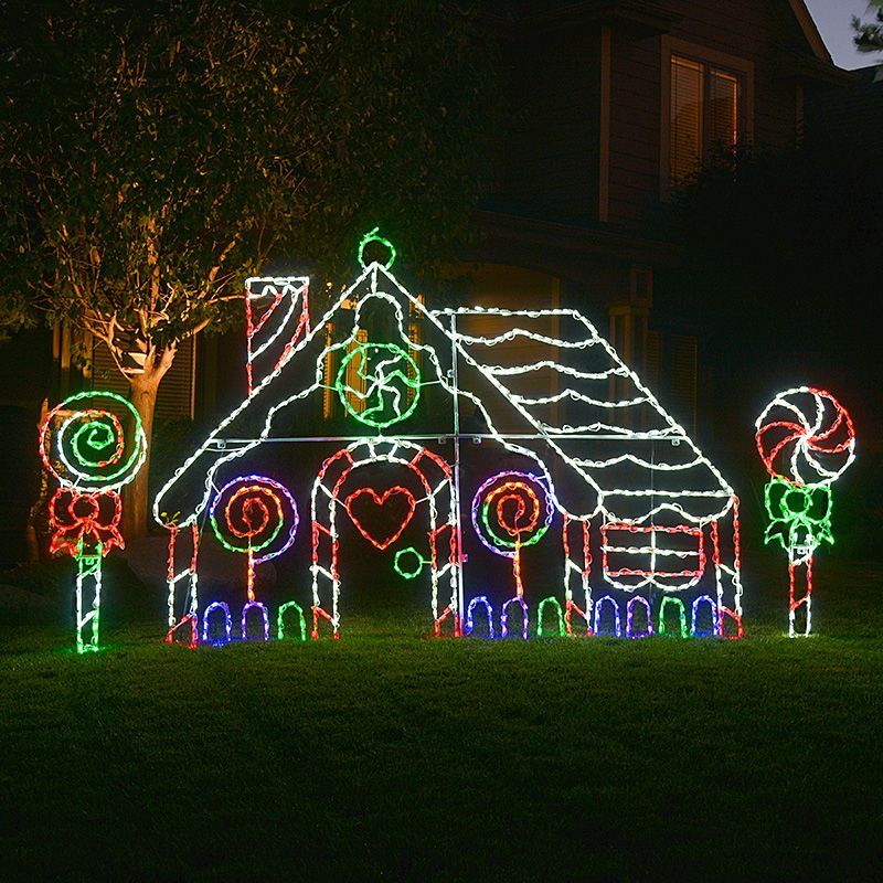 LED GINGERBREAD HOUSE #LED-GBH